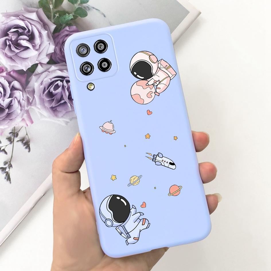 Для Samsung Galaxy A22 5G Чехол SM-A226B Задняя крышка Милый Астронавт Силиконовый Мягкий Чехол Для Samsung A22 4G A22s SM-A225F A 22 Para