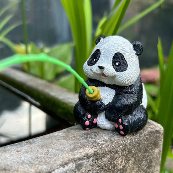 Рыбалка Мультяшная Лягушка Фигурка Смола Рыбалка Крокодил Панда Скелет Статуя Скульптура Наружная Сад Пруд Аквариум Украшение Орнамент