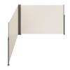 Retractable Side Awning, 79''x 236'' Outdoor Privacy Screen, 180g Polyester Water-proof Retractable Patio Screen, UV 30+ Room Divider Wind Screen for