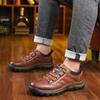 Waterproof Climbing Shoes Spring and Autumn Non-slip Outdoor Men's Shoes All-match Sports Casual Leather Shoes Breathable Sneakers Shoes