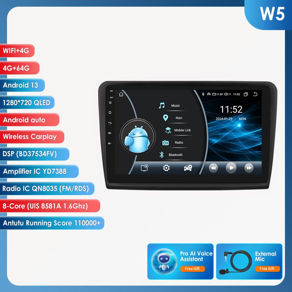 Hizpo Pro AI Android 13 Car Radio for Skoda Superb 2 2008 - 2015 Wireless CarPlay Android Auto Car Intelligent Systems Navigation GPS  Autoradio  DVR