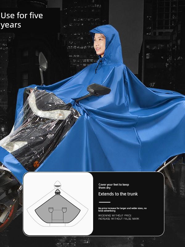 Men's Thick Motorcycle Raincoat