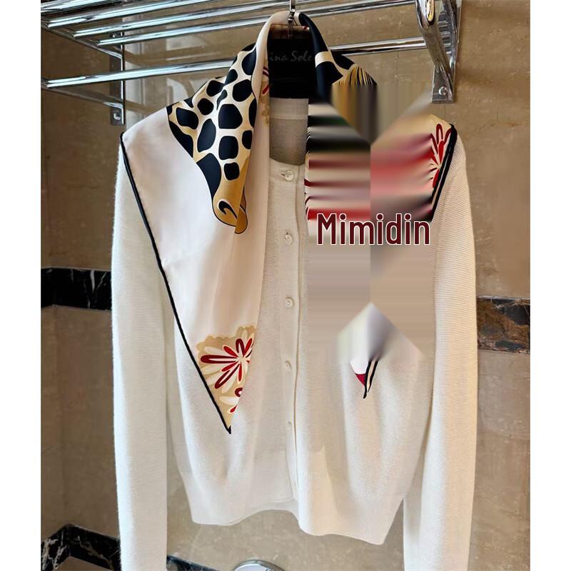 NINA SOLOR 16 Momme Twill Silk Scarf