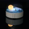 Moon Led Atmosphere Night Light Speaker Bluetooth Rechargeable Dimming Wave Table Lamp Christmas Birthday Gift Bedroom Decor