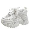 Fashion 2024 Autumn Women's Casual Sports High Platform Shoes All-match Comfortable Women's Chunky Sneakers Mesh Breathable Spring Shoes