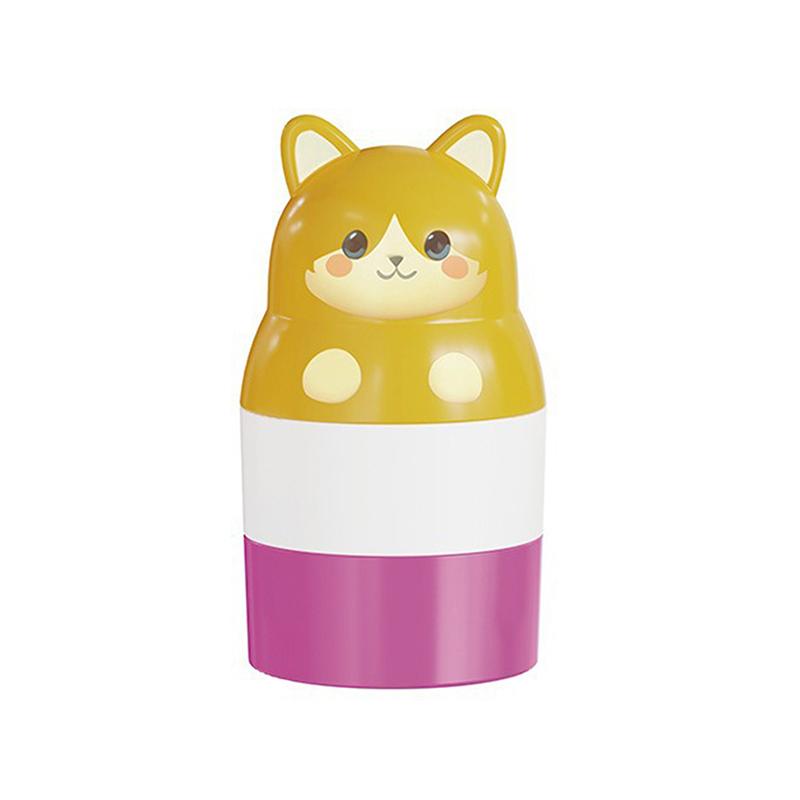 Солнцезащитный ролик-аппликатор в форме животного медведя, многоразовые сшитые флаконы для лосьона-крема, солнцезащитный аппликатор для лосьона