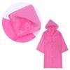 Kid Raincoat Eva Thickened White Translucent Resistant Rainwear Lightweight Emergency Poncho for Girls