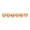 30pcs Wooden Smile Face Beads Log Color DIY Round Wooden Smiley Loose Beads Gift Children Beaded