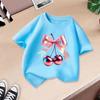 Children's Casual Short-sleeved T-shirt - Summer Girl's Cute Cherry T-shirt