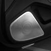 For Genesis G70 2019-2026 Silver Stainless Steel Car Door Speaker Decoration Covers Trim Car Supplies