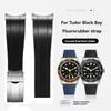 Мягкий резиновый ремешок для Tudor 39мм 1958 BB58 Black Bay Panda Pro Black Shield Часовой ремешок Стальной соединитель Браслет 20мм 21мм 22мм