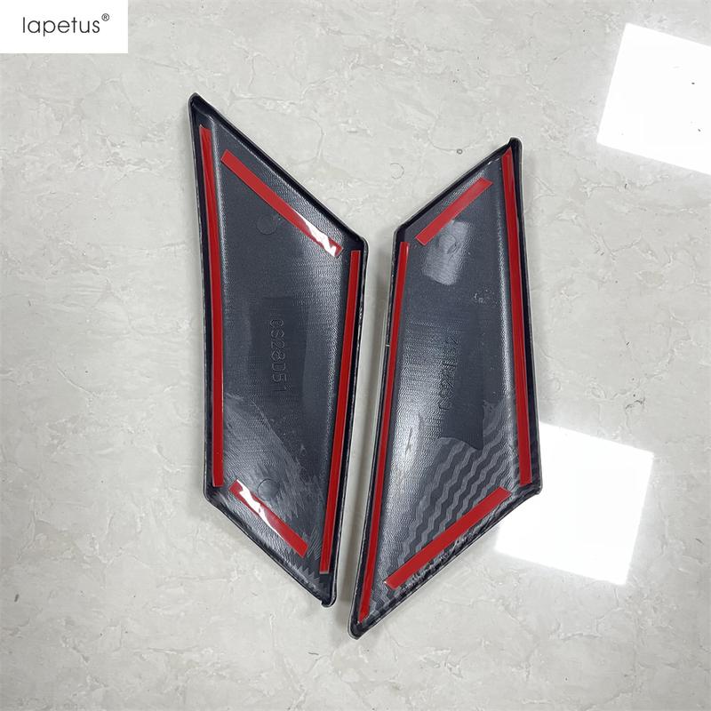 Car Front Door Armrest Panel Strip Sequ Decoration Cover Trim For Peugeot 208 - 2025 Carbon Fiber Accessories Interior