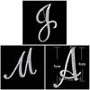 Gifts Rhinestone Letter Crystal Pins Jewelry Letter Alphabetical English Brooch Brooches