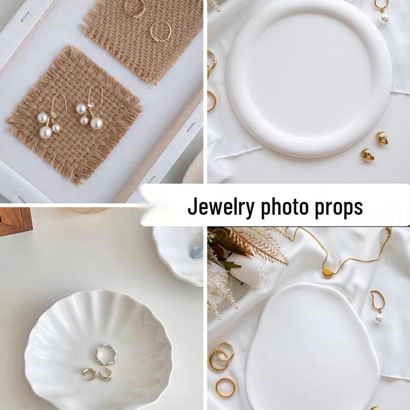 Jade Photo Prop Tray for Jewelry, Nail Art & Accessories