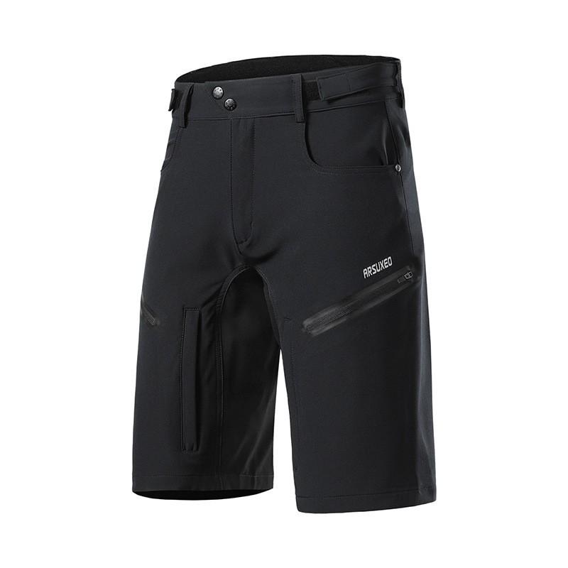 Mens Cycling Shorts 5 Quick-Dry Breathable Mountain Bike Trail Running Hiking Outdoor Sports