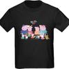 CafePress Футболка Peppa Pig Друзья и Семья Детская Темная Хлопковая Футболка