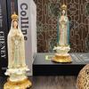 Католическая статуя Статуя Богоматери Фатимской Фигурка Девы Марии Религиозные подарки Украшение алтаря Фигурка-украшение ручной росписи