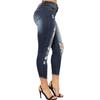 Women Hole Denim Pants  High Jeans Flares  Fashion Pants Trouser