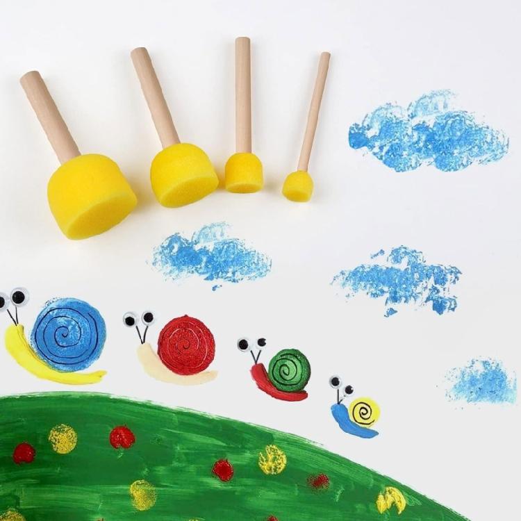 Paint Sponges for Acrylic Painting, Painting Tool for Kids DIY Art Craft