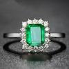 Luxurious 18K Gold Ring with 1.35 Carat Natural Emerald Gemstone