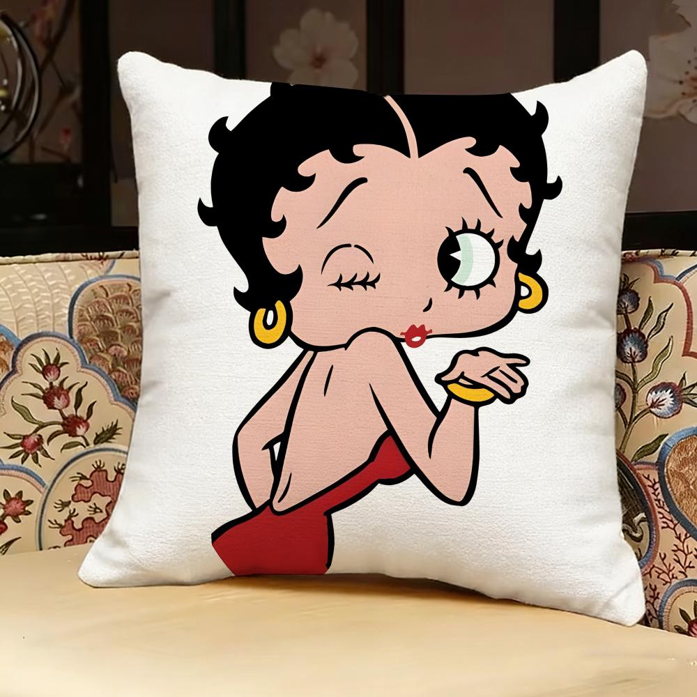 Beauty B-Betty B-Boop Pillow Case Pillowcase, Double-Sided Printed, Sofa Cushion, Bedroom Headboard Pillow