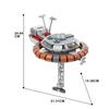 Нетоксичный Moc для кукольного представления Thunderbird 5 Специальное спасательное транспортное средство Набор строительных блоков Ракета Космический корабль Дирижабль Кирпичи Игрушки Подарок для детей