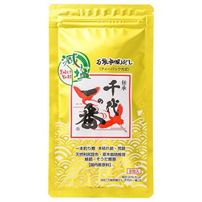 Chiyo no Ichiban универсальные с низким содержанием соли Dashi Chiyo no Ichiban в японском стиле 64 г x 8 x 15 шт. (8г пакеты)