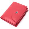 Bright Women's Wallet with Coin Holder Made of Genuine Leather ST Leather 22712 Red