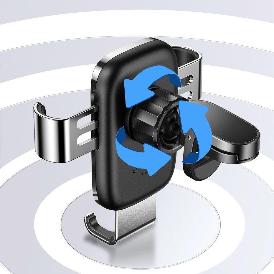 Baseus Glaze Series SUYL-LG01 Gravity Car Air Vent Mount Holder - Black