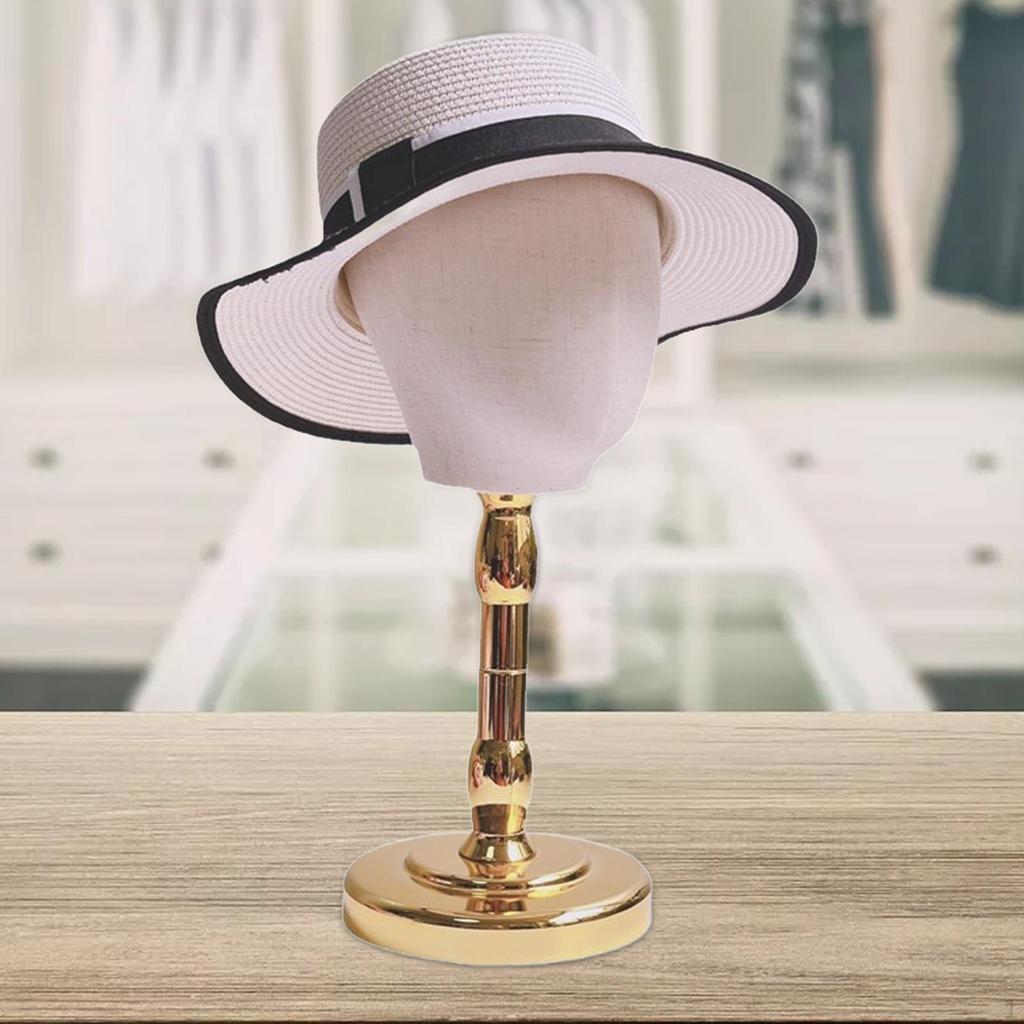Подставка для головных уборов манекена, универсальный держатель для изготовления париков, дисплей для шляп для домашнего салона и путешествий