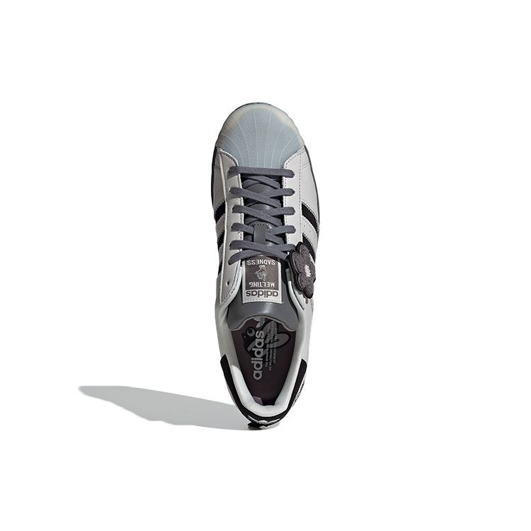 Melting Sadness x adidas Superstar Bee Унисекс Кроссовки Серый Серый-Один Основной-Черный GZ6990