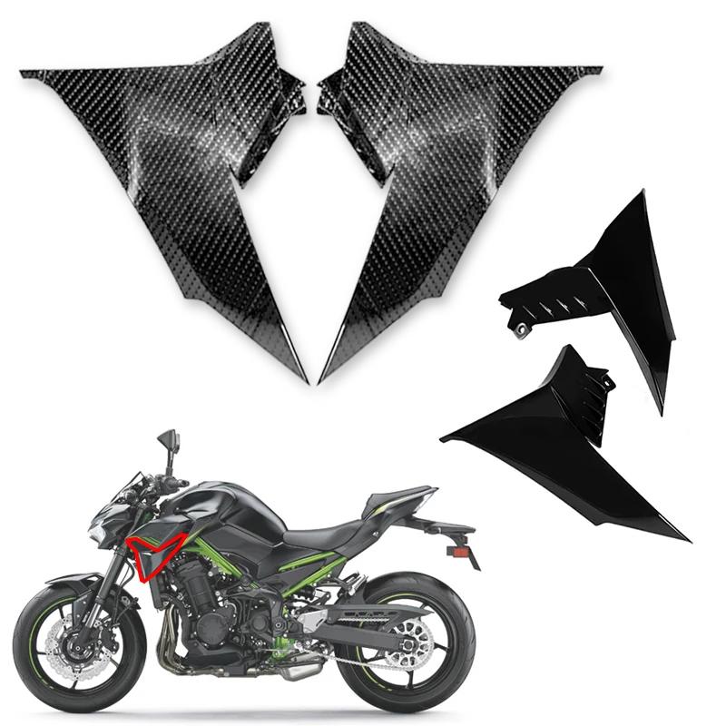Подходит для Kawasaki Z900 2020-2022 2023 2024 Мотоцикл Боковая Накладка Панель Вставки Крышка Панели Обтекатель Кожух Панель Крышки Радиатора