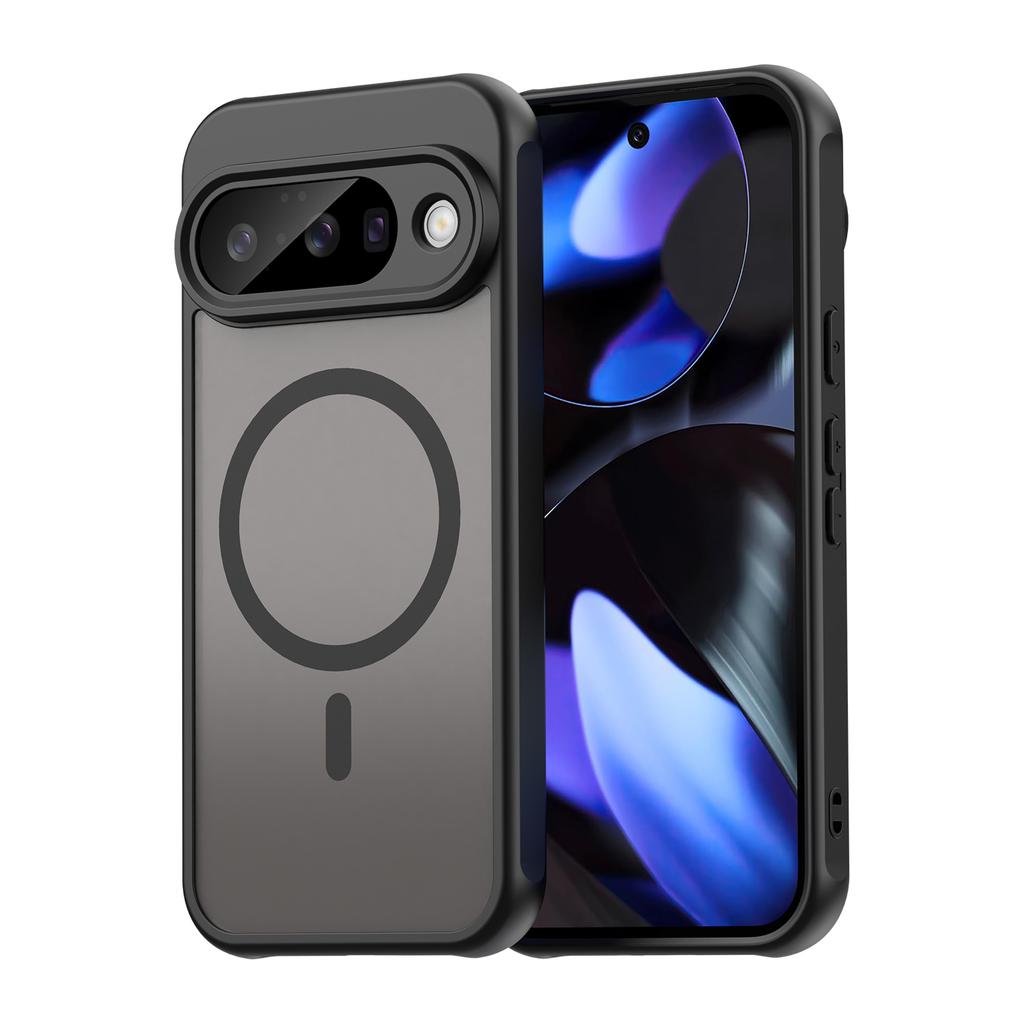 For Google Pixel 10 Pro XL Case Hard transparent Magnetic Wireless Charging Protective Back Cover For Pixel 10 9 Pro Xl 9a Shell