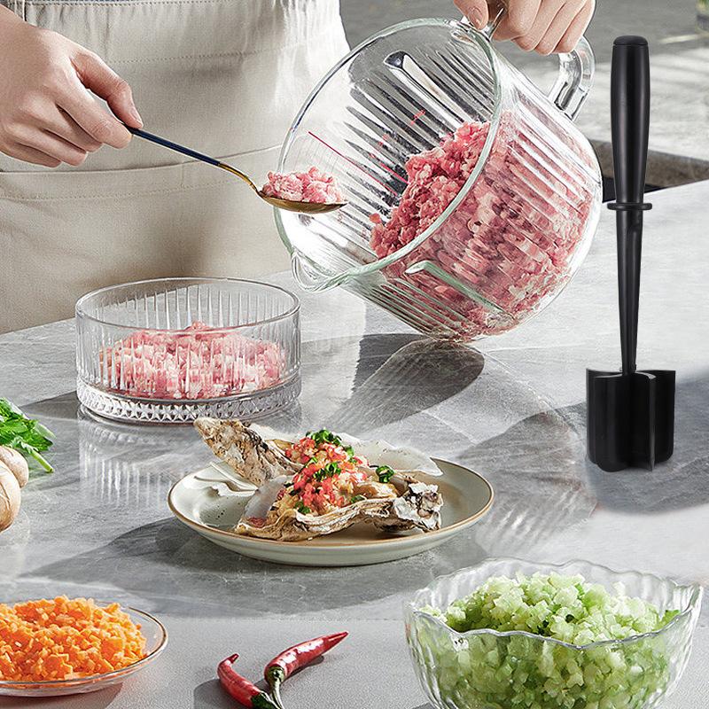 Кухонный измельчитель мяса, измельчитель говяжьего фарша, лопаточка для смешивания, измельчения и отбивания мяса, скребок для измельчения мяса