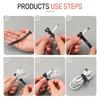 Data Cable Line Management Cord Holder Strap Cable Tie Wire Winder Cord Organizer Data Cable Winder