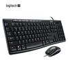 Проводная клавиатура и мышь Logitech MK200