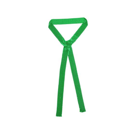 Металлический шарф с блестящими пайетками, тонкий длинный шарф, для вечеринки в ночном клубе, сверкающий, женский, аксессуар для шеи