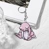 3D Яйцо Кот Брелок Вращающийся Мультяшный Кот Игрушка-прикол Яйцо Новый Милый Смешной Кот Подвеска