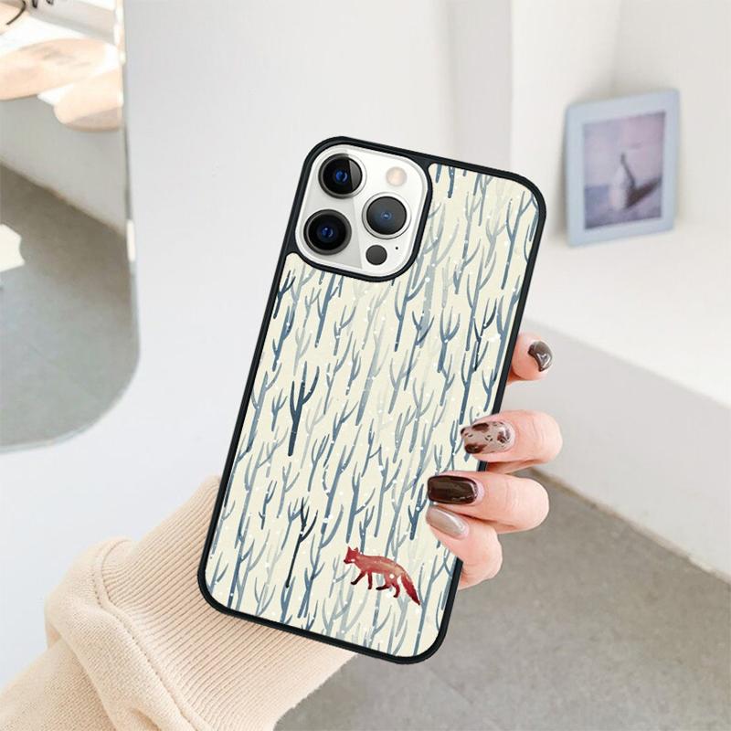 Чехол для телефона с рисунком рыжей лисы Для iPhone 17 Air 16 15 14 11 12 13 Pro MAX Plus coque Чехол Корпус