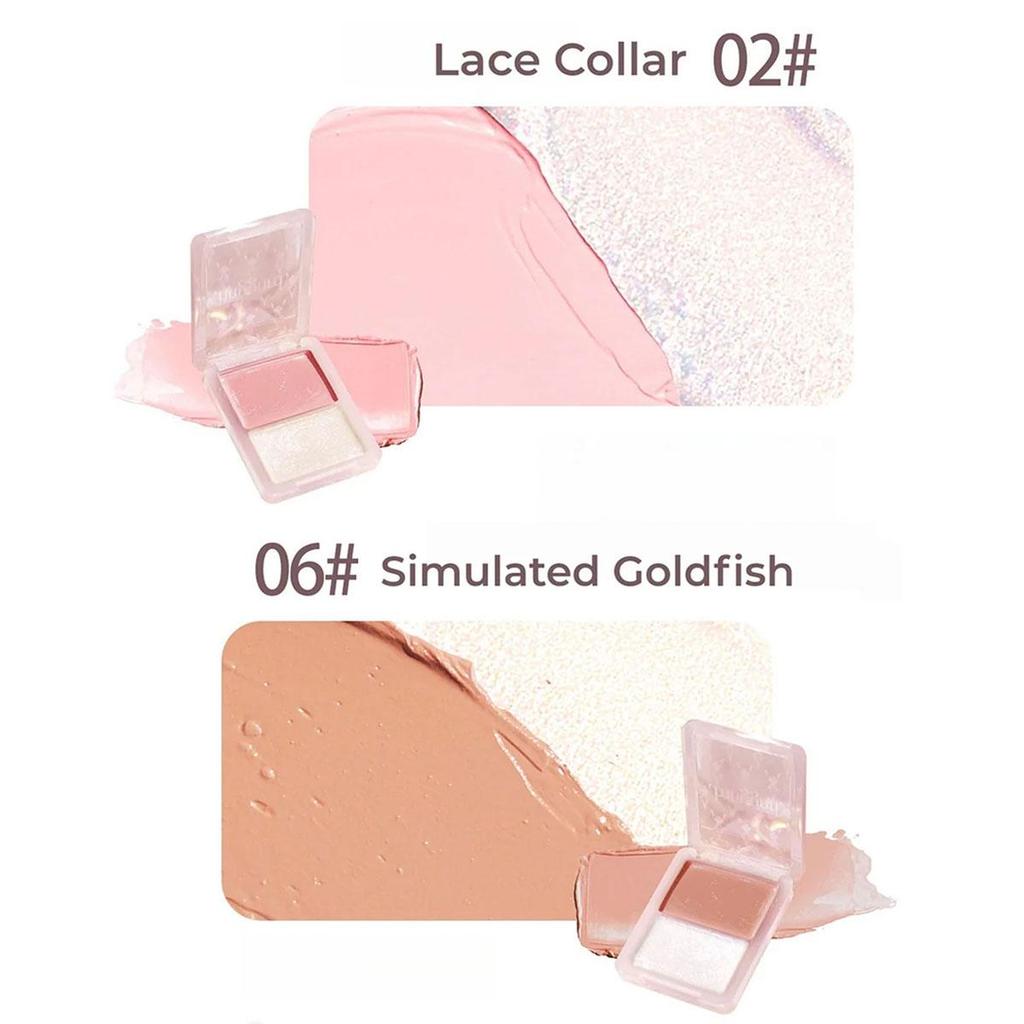 HaGGarD Кремовые румяна 2-в-1 Emo Monster Series - Dream of the Nuclear Moon, 7 г