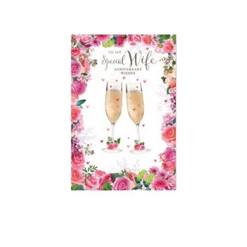Simon Elvin Поздравительная открытка на годовщину моей особенной жены (Упаковка из 6 шт.)