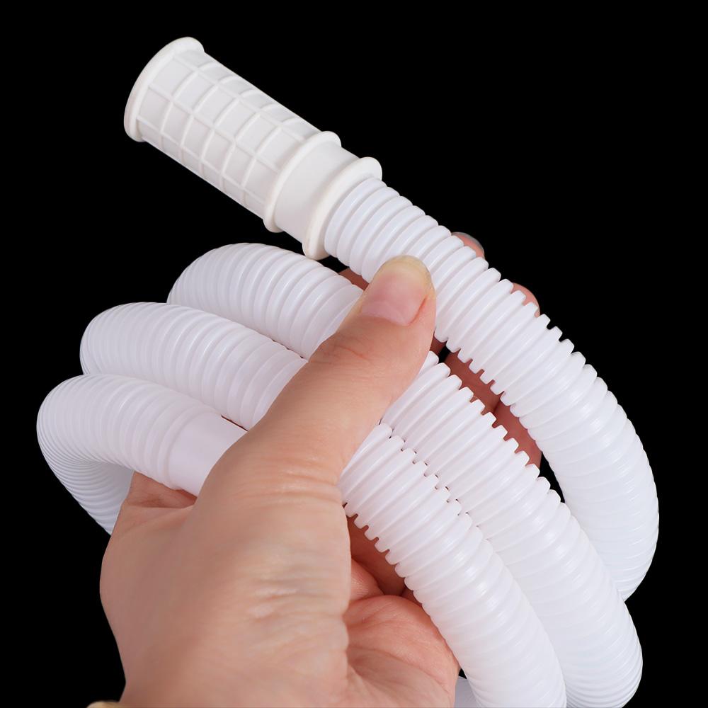 Белая труба для впуска воды в стиральную машину Пластиковый шланг для впуска воды Кондиционер Сливная труба Кухня