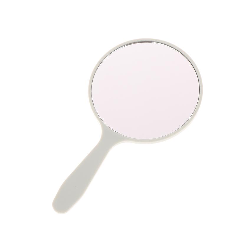 Круглое ручное зеркало для макияжа с ручкой – Компактное зеркало для туалетного столика для наращивания ресниц, СПА и салонного использования
