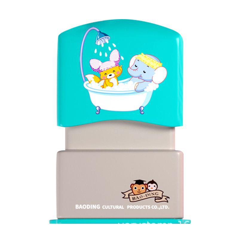 Children's Waterproof Name Stamp - Durable for Clothes and Masks, Non-Fading Kindergarten Stickers