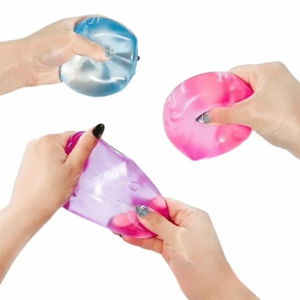 Non-Toxic Ice Cube Fidget Toy Soft Resilient Ice Cube Sensory Toy Cool Squeeze Cube Toy Kids