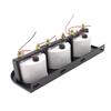 3 in 1 Triple Gauge Kit 12V LED Backlight High Sensitivity High Accuracy Oil Pressure Water Temperature Voltmeter