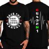 2024 Men's Clothing Save The Manual Tees Double Sided Print T-shirts Funny Men Short Sleeve Tops Round Neck Trendy Streetwear
