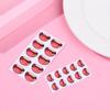 Glass crystal cute Anime Figurine Doll Cartoon Mouth Stickers MouthChips Paper Face Organ Paster