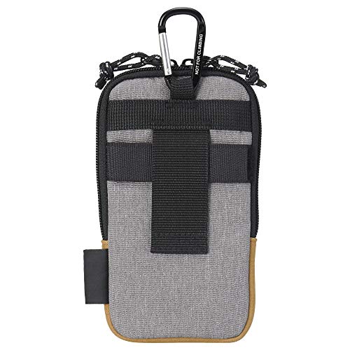 HAKUBA Чехол для смартфона, OUTDOOR PRODUCTS Чехол для смартфона 04, Хизер Грей, AMZODSPP04HG, с карабином и петлей для ремня, Совместим с iPhone 17, Air