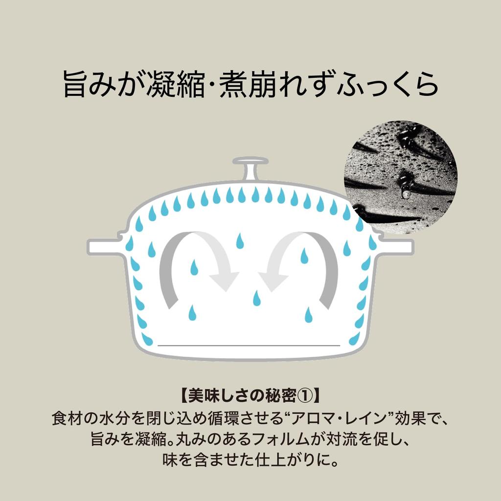 Staub Sage Green L Two Hand Cast Enamel Pot Rice Cooker 3 Cups IH Compatible Japanese Product with Serial "Wanabe 20cm" [Authorized Number] Wa-NABE